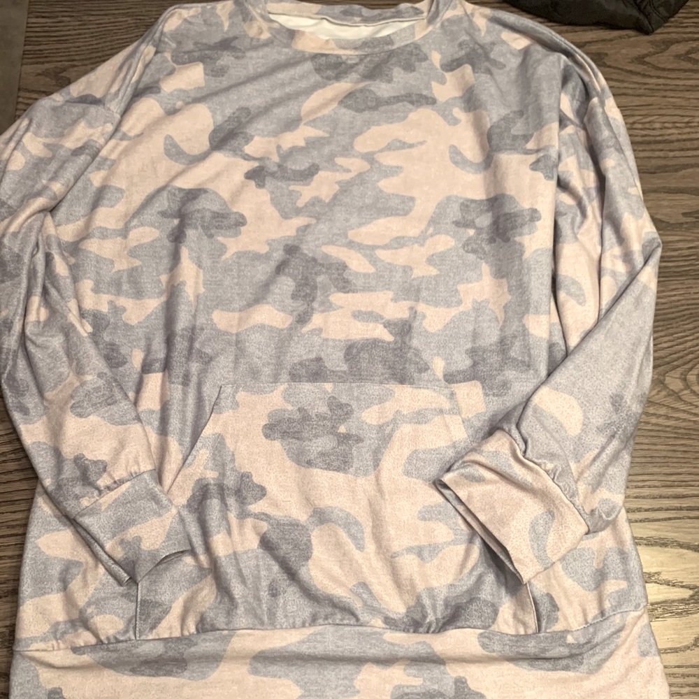 Camo sweater